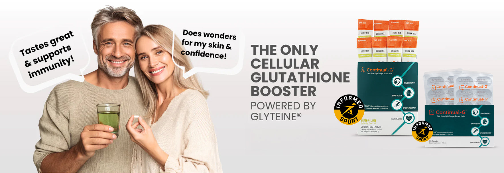 Cellular Health Glutathione Precursor Supplement | Continual-G®