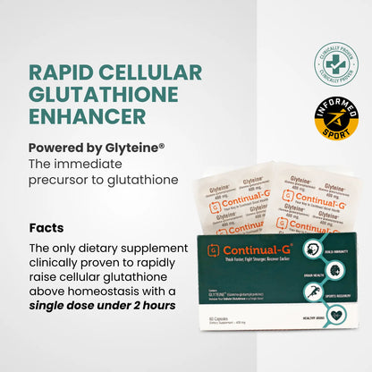 Continual-G Capsules - Rapid Cellular Glutathione Enhancer