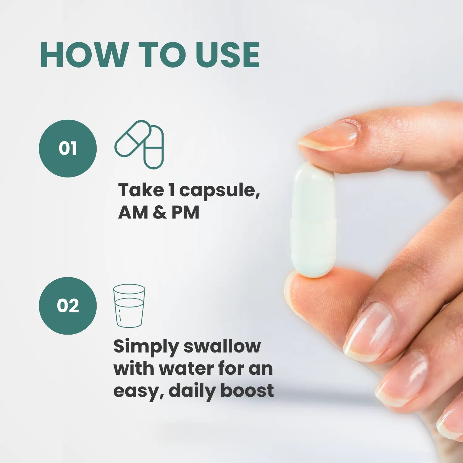 How to use Continual-G Capsules
