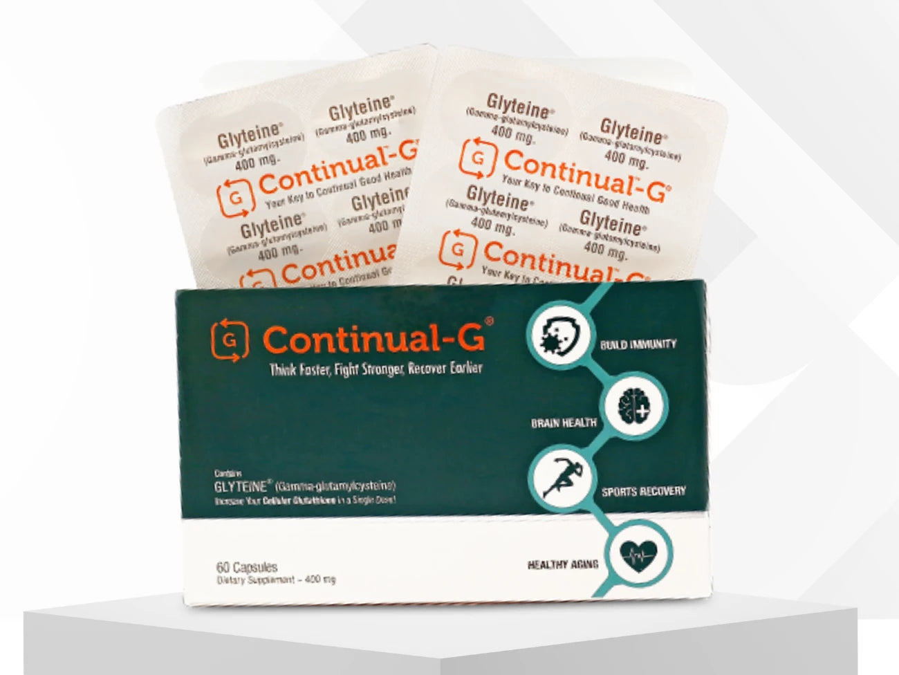 ENHANCE CELLULAR HEALTH WITH CONTINUAL-G CAPSULES